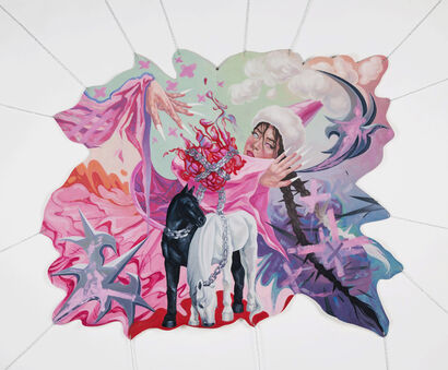 Pink Magic  - a Paint Artowrk by Yerkezhan Abuova